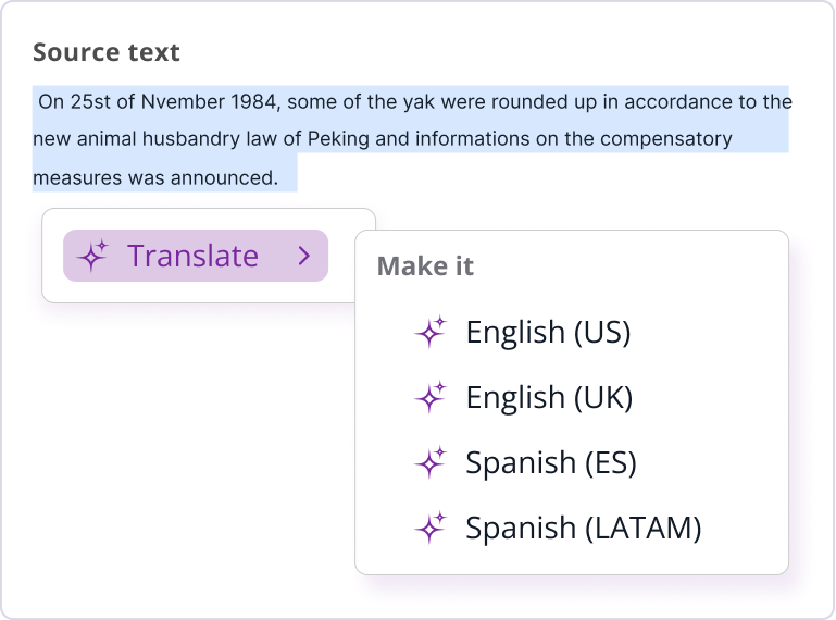 edit translation