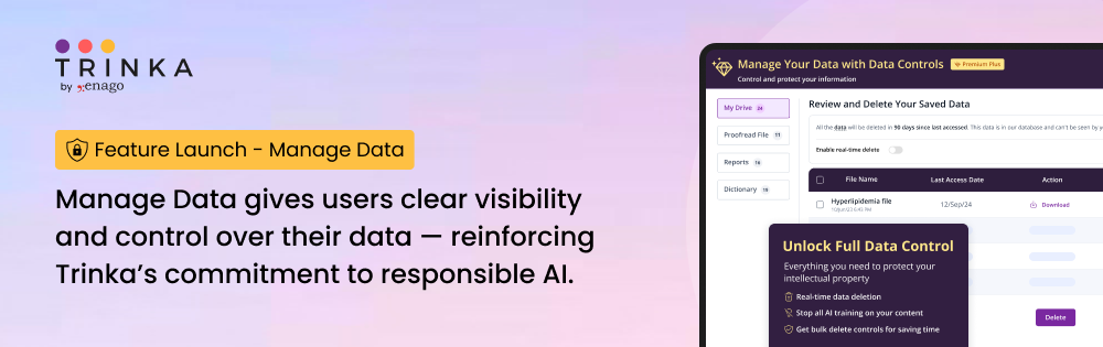 manage data