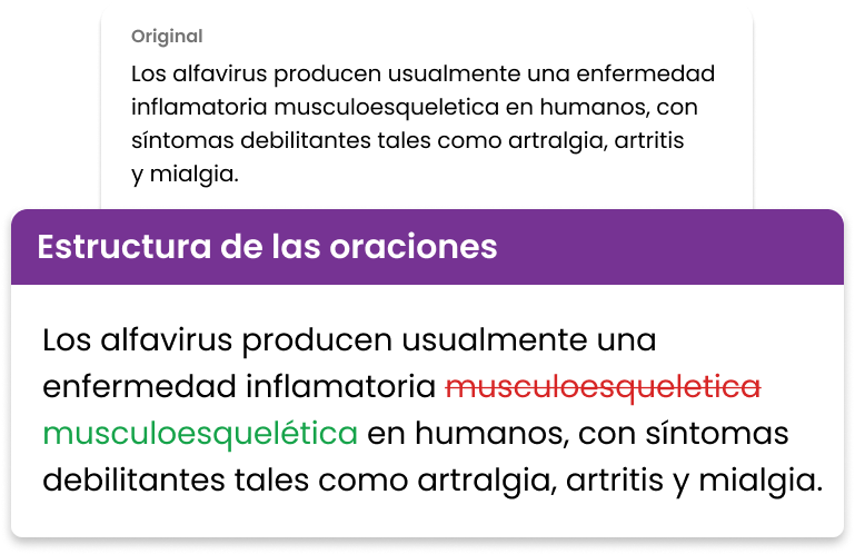 advance spell check - Spanish Grammar Checker